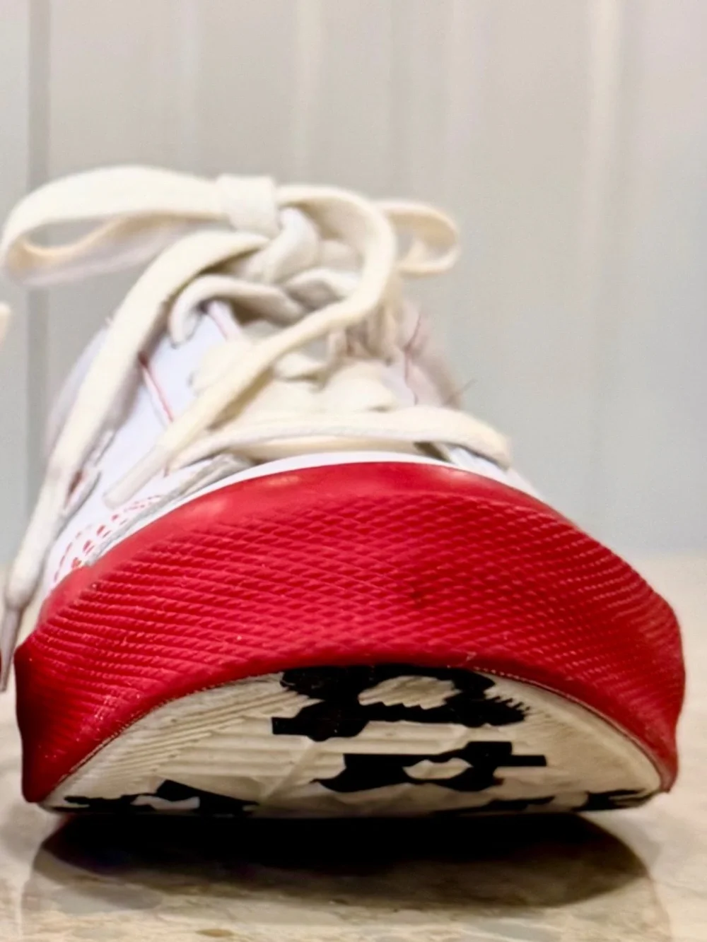 Converse Golf Le Fleur, Unisex: Men's 8.5 or Woman's 10.5, Red & White Leather